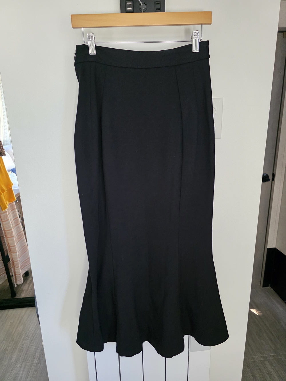 Worthington Black Maxi Skirt with Flared Hem